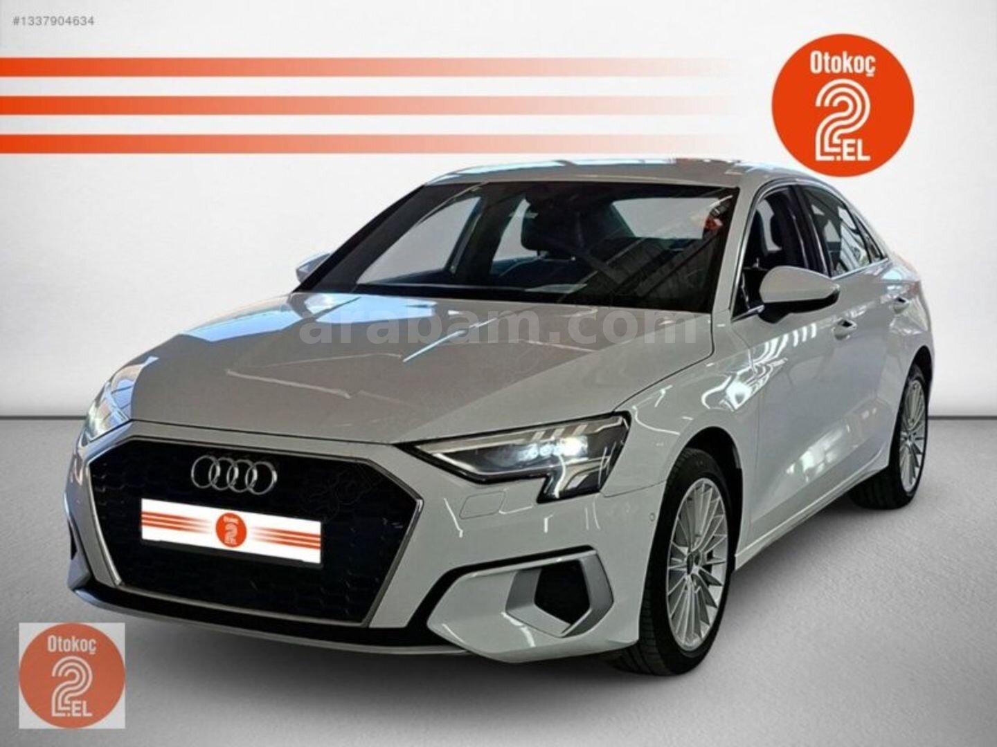 Galeriden Audi A3 Sedan 35 TFSI Advanced 2023 Model Kırşehir 81.595 km Beyaz 3