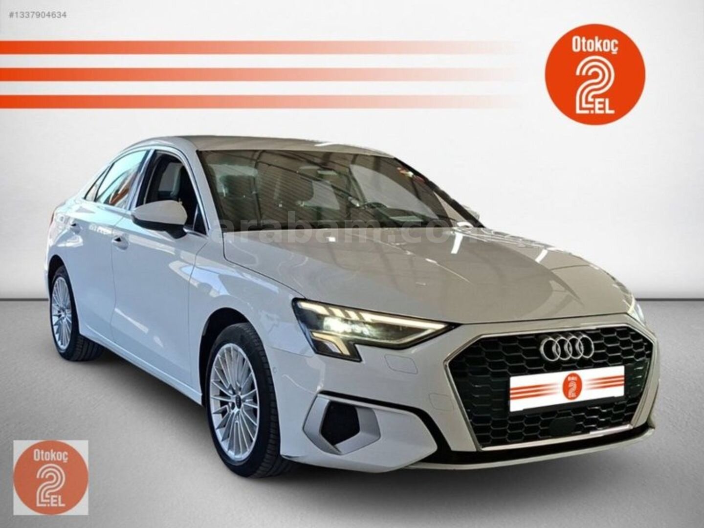 Galeriden Audi A3 Sedan 35 TFSI Advanced 2023 Model Kırşehir 81.595 km Beyaz 2