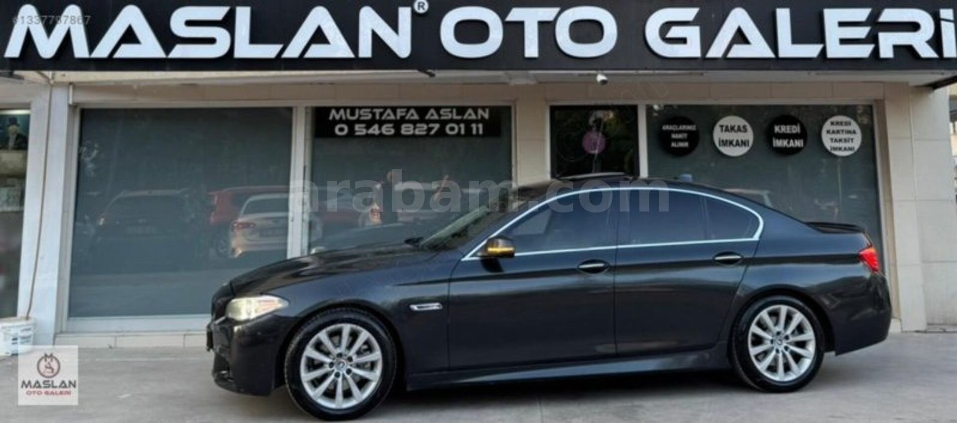 Galeriden BMW 5 Serisi 520i Premium 2014 Model Antalya 200.000 km Füme 1