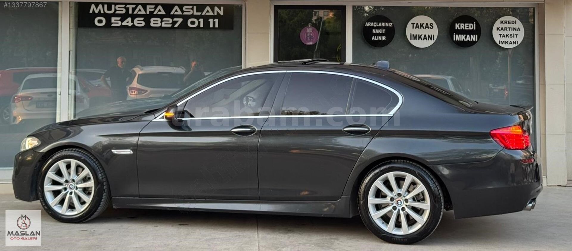 Galeriden BMW 5 Serisi 520i Premium 2014 Model Antalya 200.000 km Füme 6