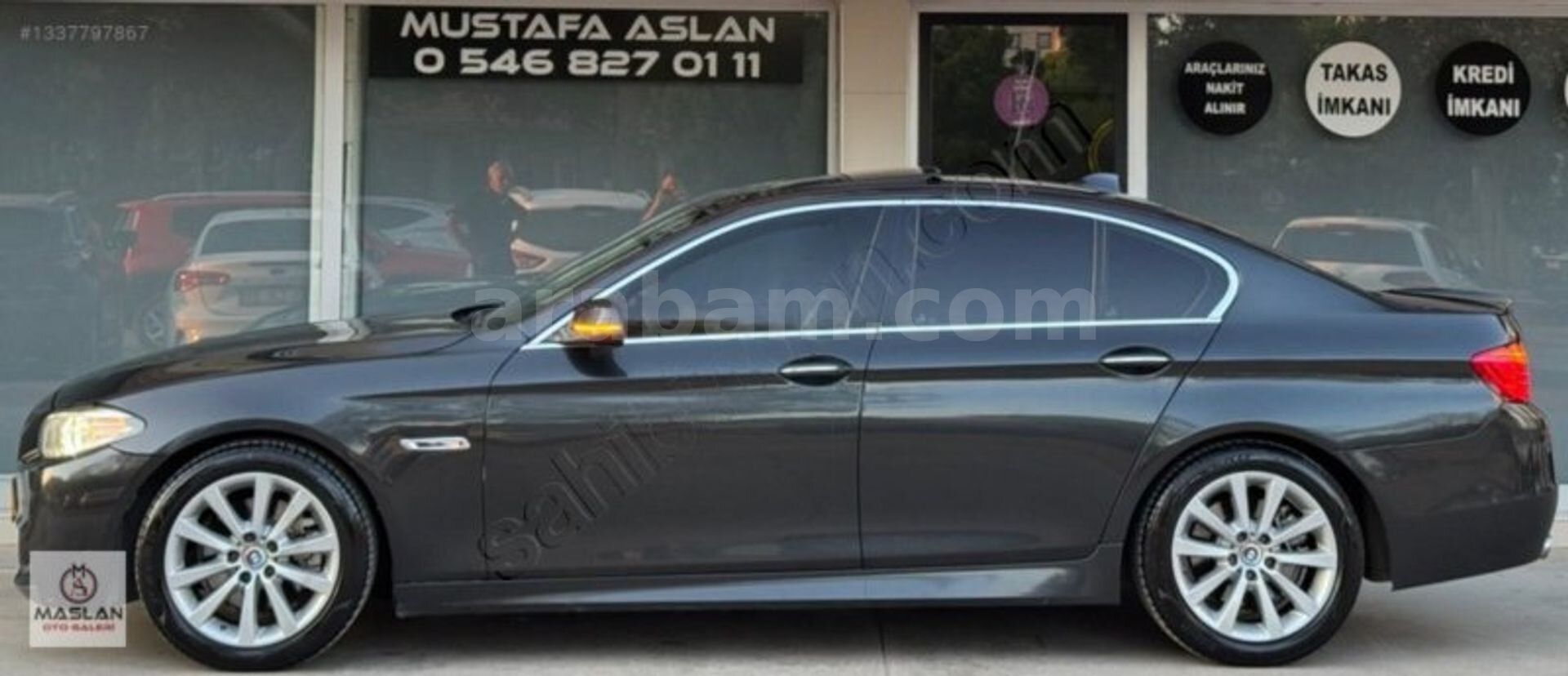 Galeriden BMW 5 Serisi 520i Premium 2014 Model Antalya 200.000 km Füme 5