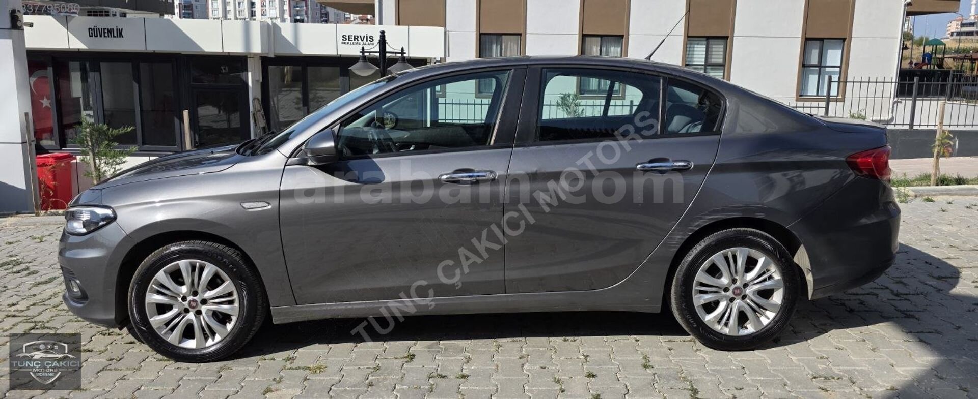 Galeriden Fiat Egea 1.4 Fire Easy Plus 2017 Model Edirne 123.000 km Füme 6