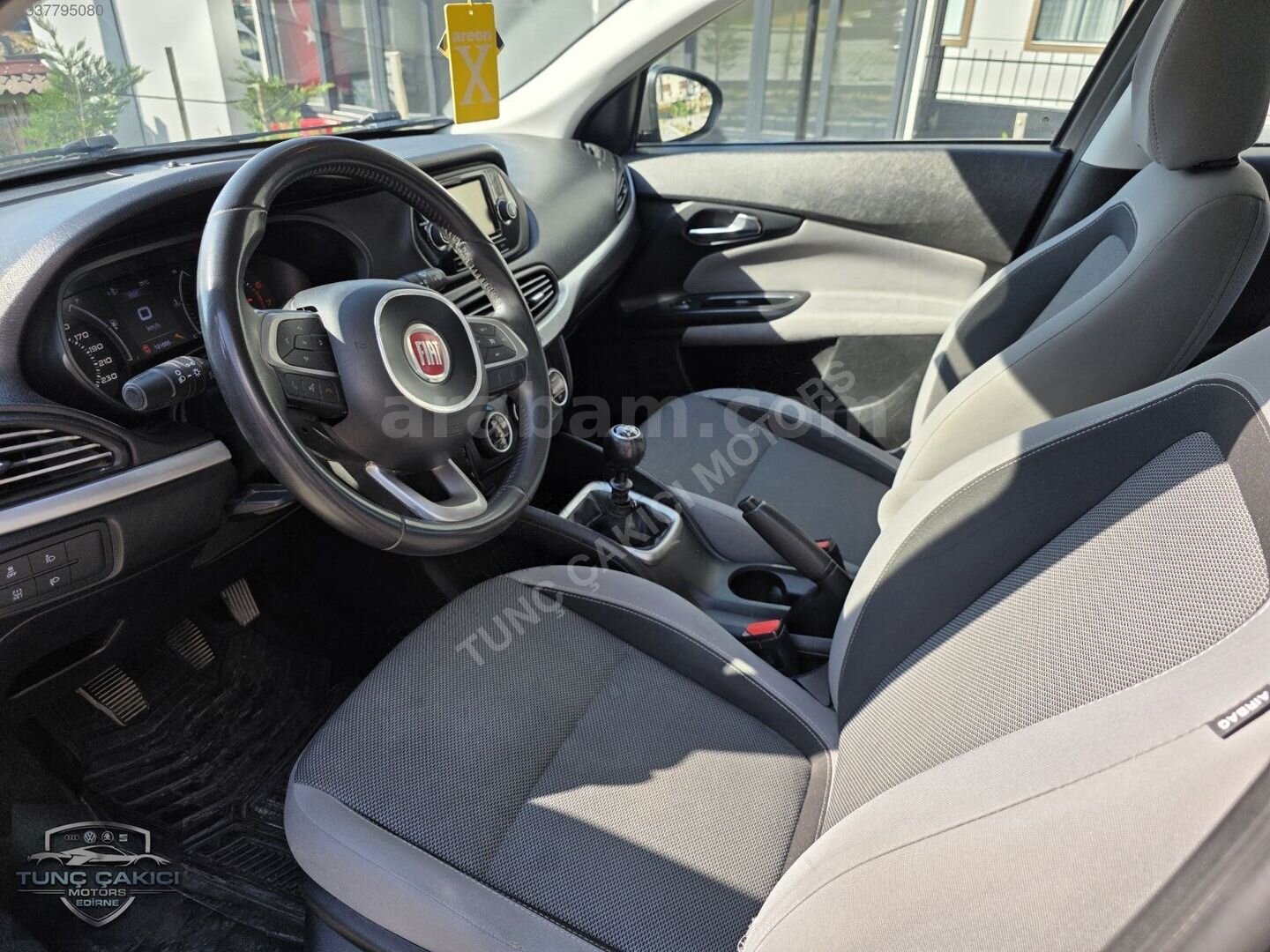 Galeriden Fiat Egea 1.4 Fire Easy Plus 2017 Model Edirne 123.000 km Füme 7