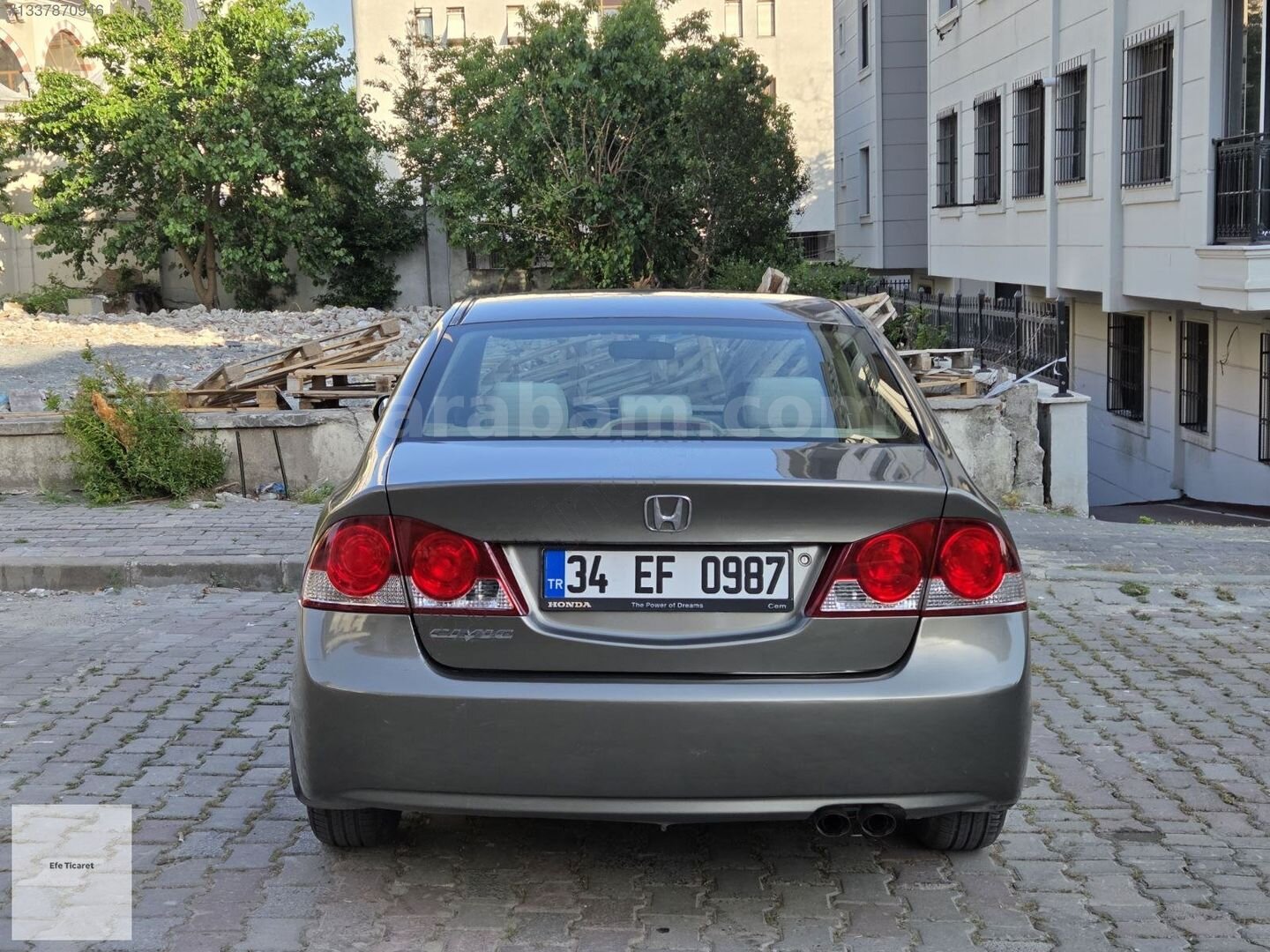 Galeriden Honda Civic 1.6i VTEC Dream 2007 Model İstanbul 39.000 km Bej 6