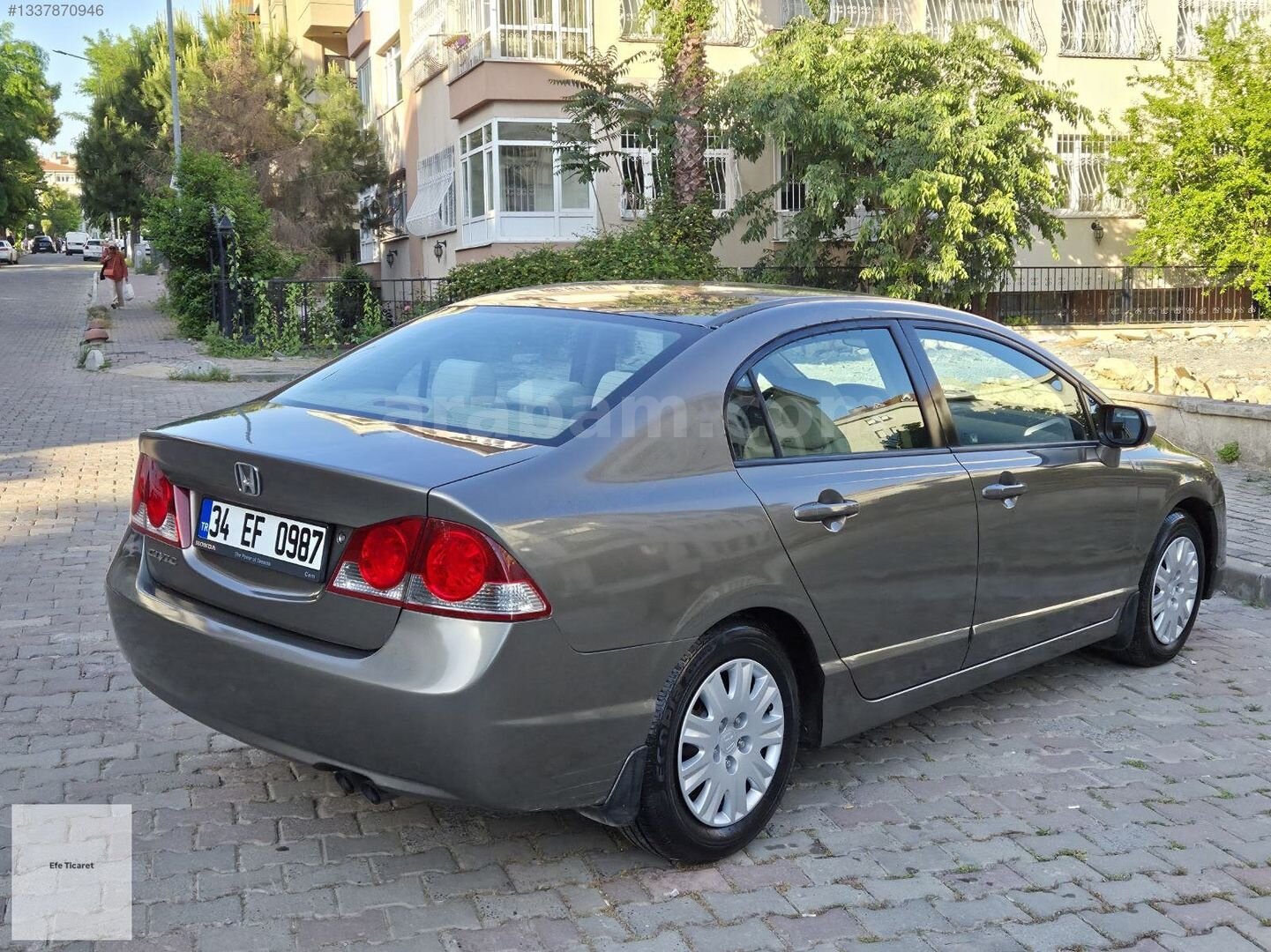 Galeriden Honda Civic 1.6i VTEC Dream 2007 Model İstanbul 39.000 km Bej 7