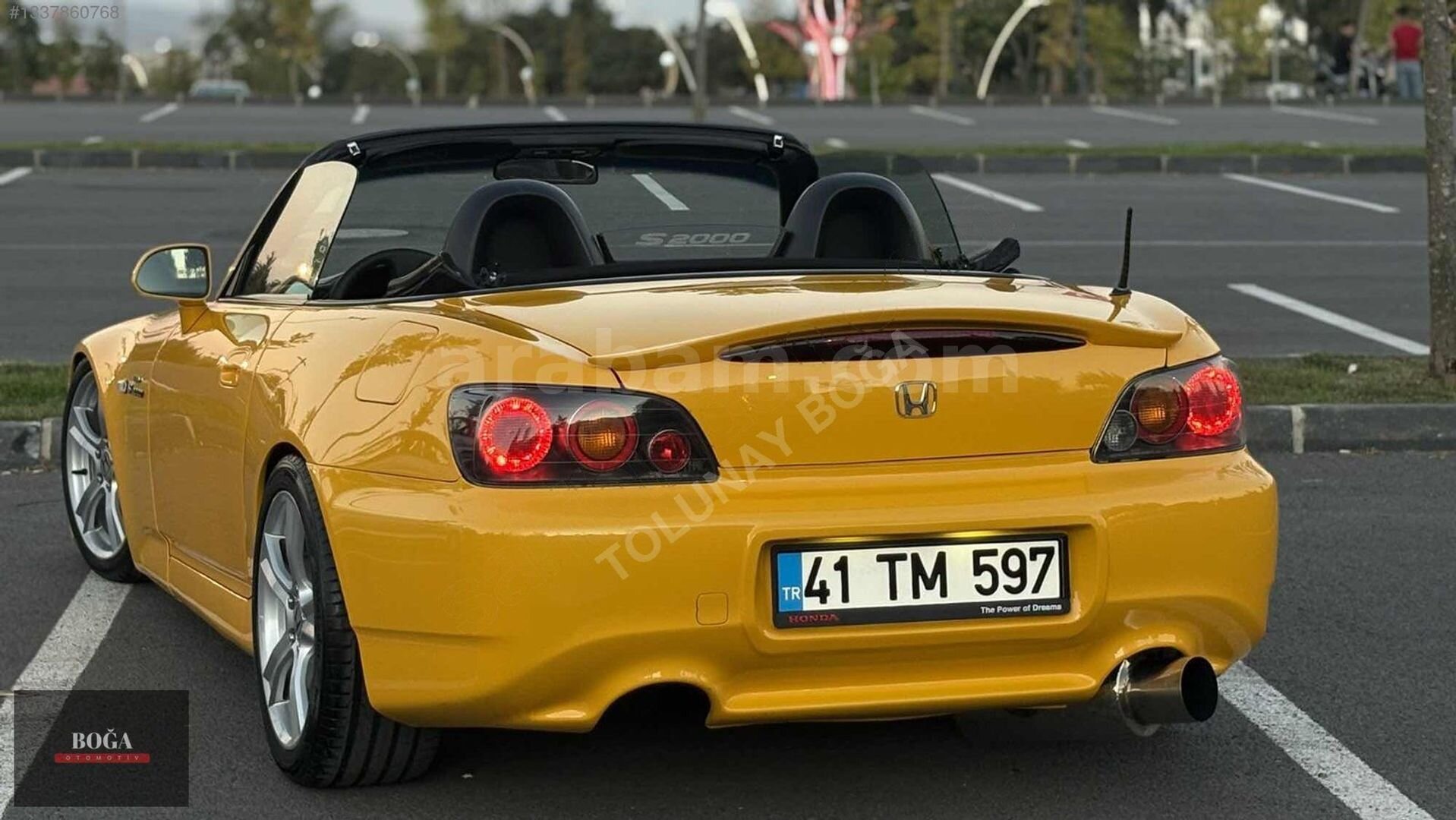 Galeriden Honda S2000 2.0 Vtec 2005 Model Kocaeli 169.000 km Sarı 5