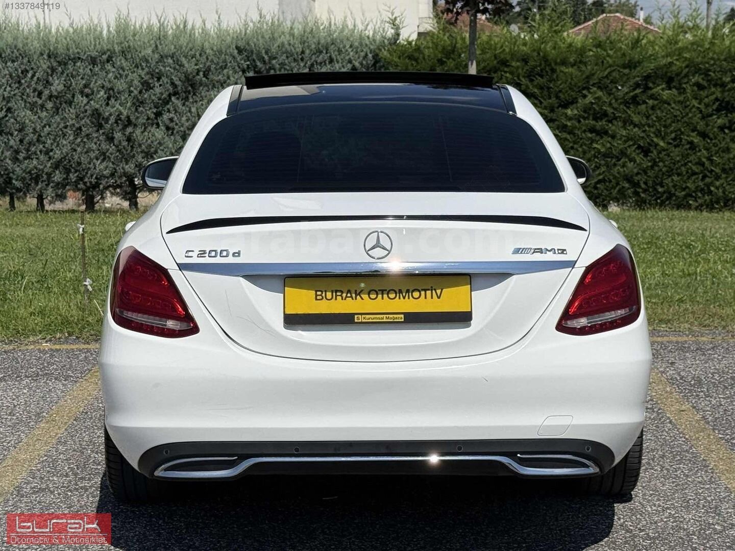 BURAK ** 2015 MERCEDES C200 D AMG CAM TAVAN/TOUCH PAD 7