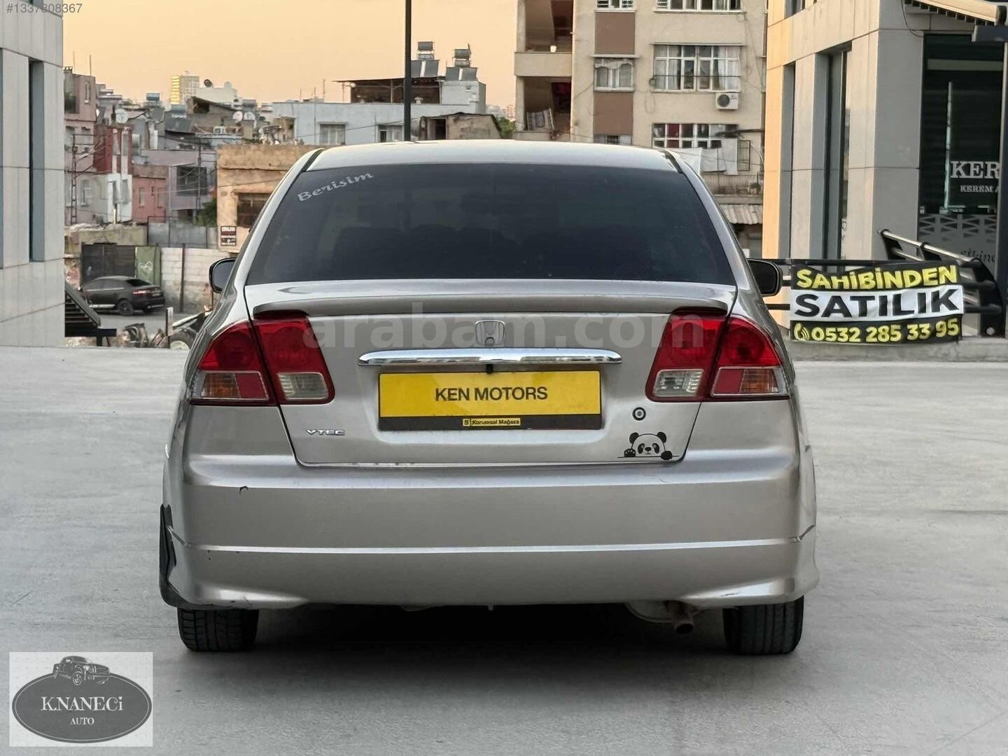 Galeriden Honda Civic 1.6i VTEC LS 2005 Model Adana 275.000 km Kahverengi 7