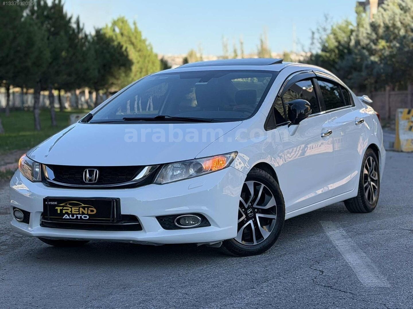 Galeriden Honda Civic 1.6i VTEC Eco Elegance 2015 Model Kayseri 268.000 km Beyaz 2