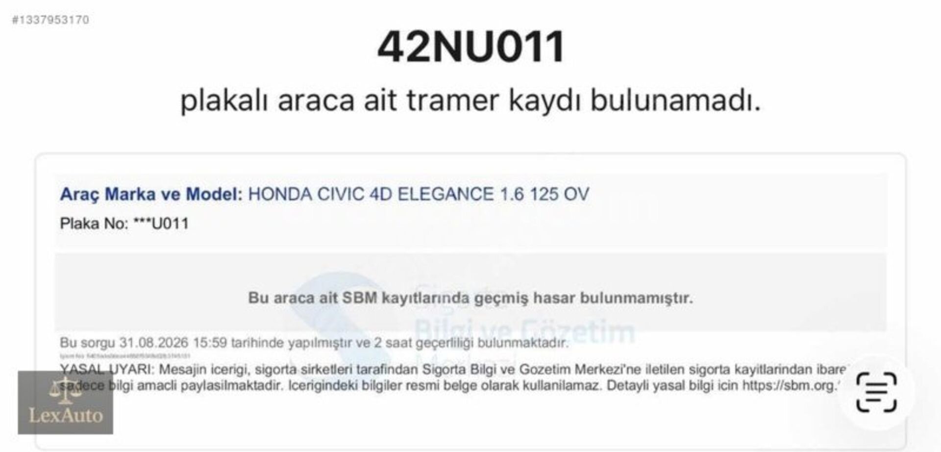'LexAUTO' 2019 MAKYAJLI CİVİC ELEGANCE FC-450 EDİTİON TASARIM 7