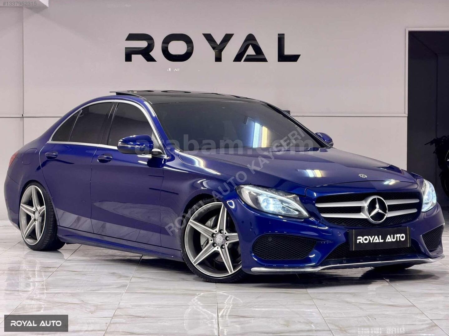 Galeriden Mercedes - Benz C 200 D AMG 2017 Model Kayseri 215.000 km Lacivert 3