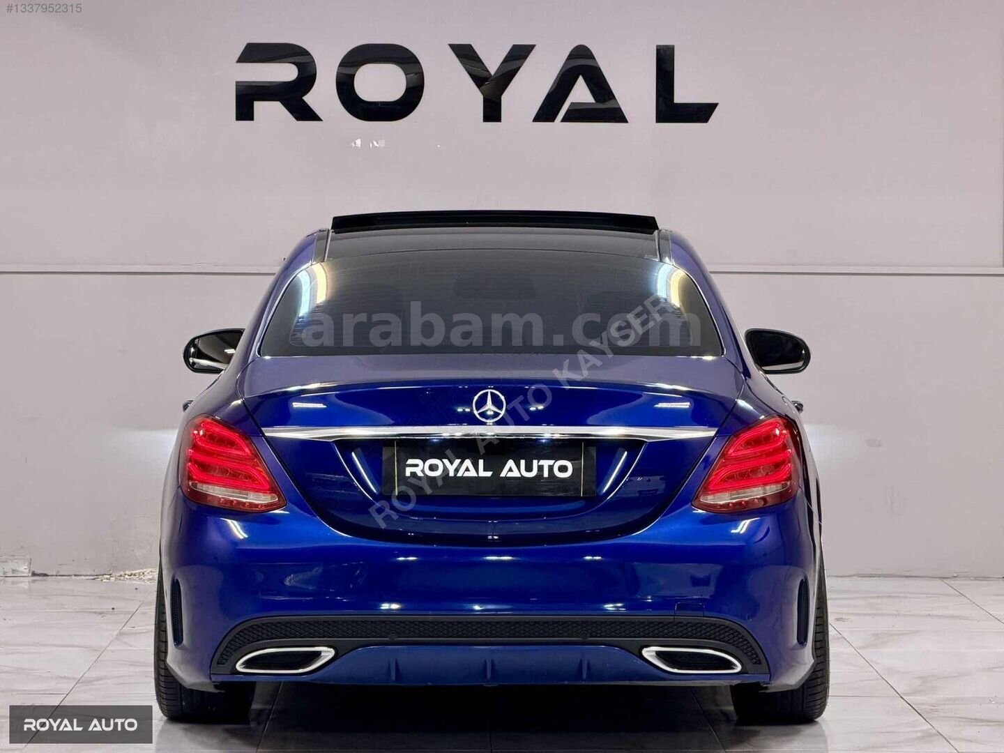 Galeriden Mercedes - Benz C 200 D AMG 2017 Model Kayseri 215.000 km Lacivert 5