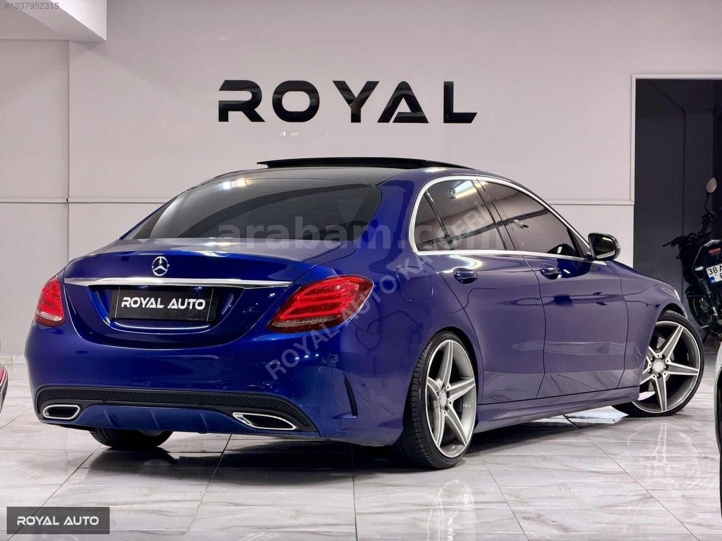 Galeriden Mercedes - Benz C 200 D AMG 2017 Model Kayseri 215.000 km Lacivert 6