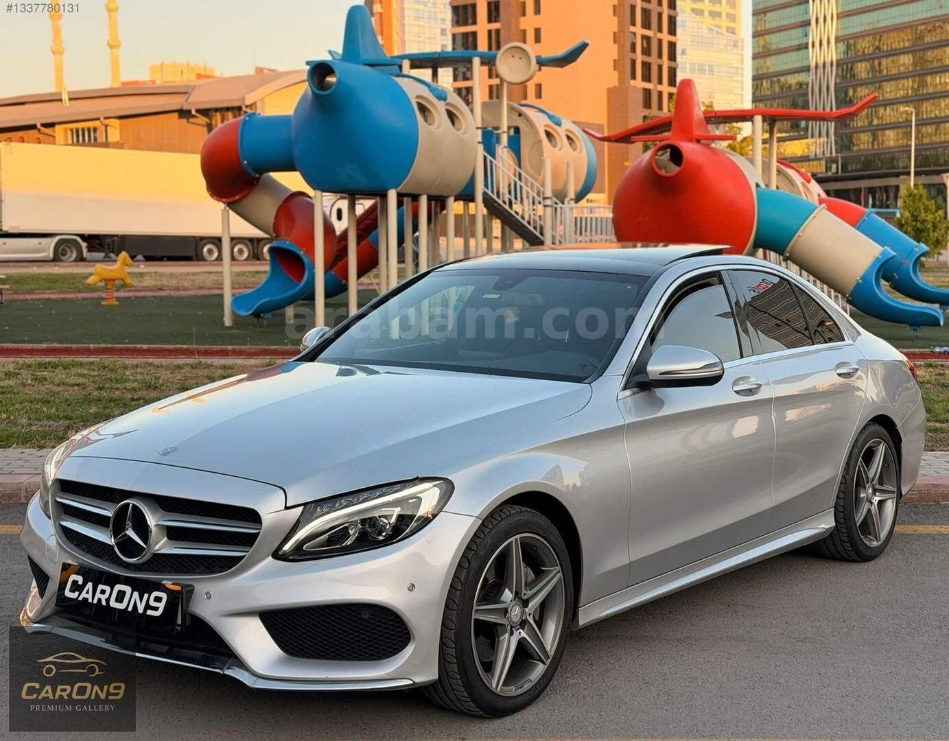 Galeriden Mercedes - Benz C 200 D AMG 2016 Model Ankara 143.000 km Gri 4