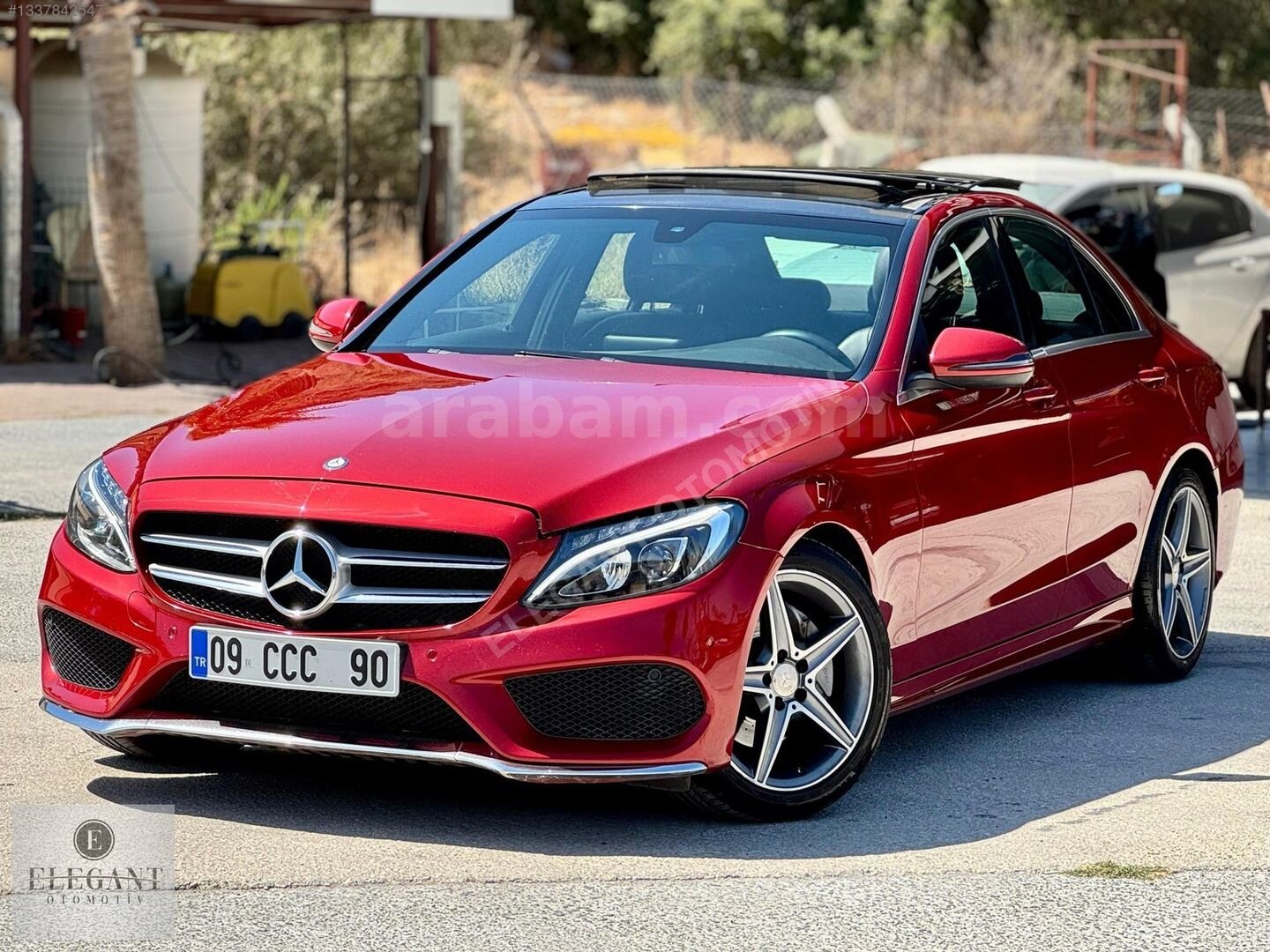 Galeriden Mercedes - Benz C 200 D AMG 2016 Model Aydın 230.000 km Kırmızı 7
