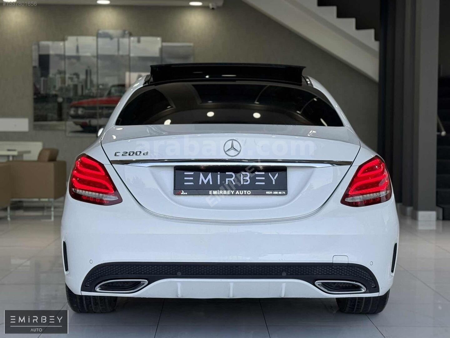 Galeriden Mercedes - Benz C 200 D AMG 2016 Model Ankara 138.000 km Beyaz 5