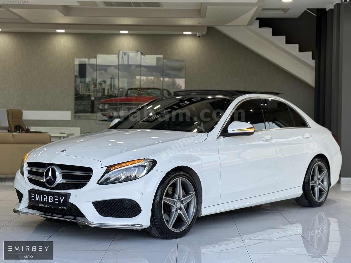 Galeriden Mercedes - Benz C 200 D AMG 2016 Model Ankara 138.000 km Beyaz 7
