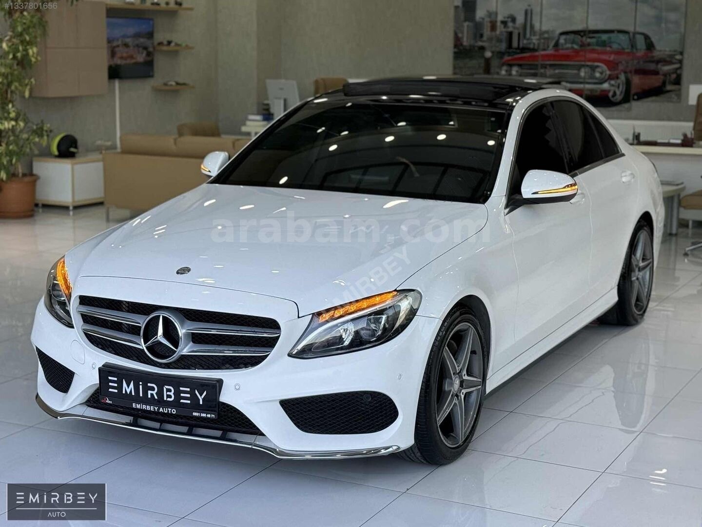 Galeriden Mercedes - Benz C 200 D AMG 2016 Model Ankara 138.000 km Beyaz 3