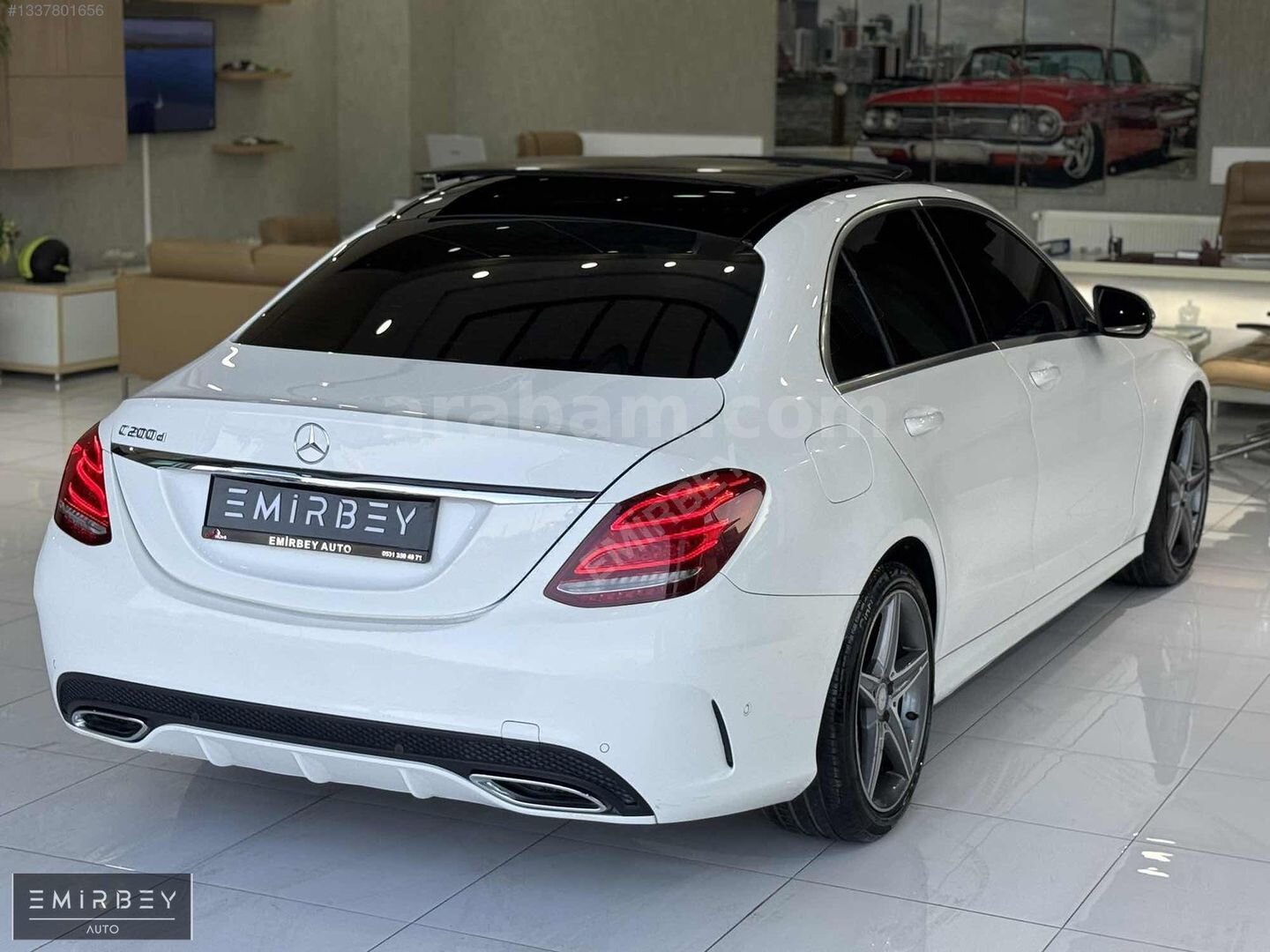 Galeriden Mercedes - Benz C 200 D AMG 2016 Model Ankara 138.000 km Beyaz 4