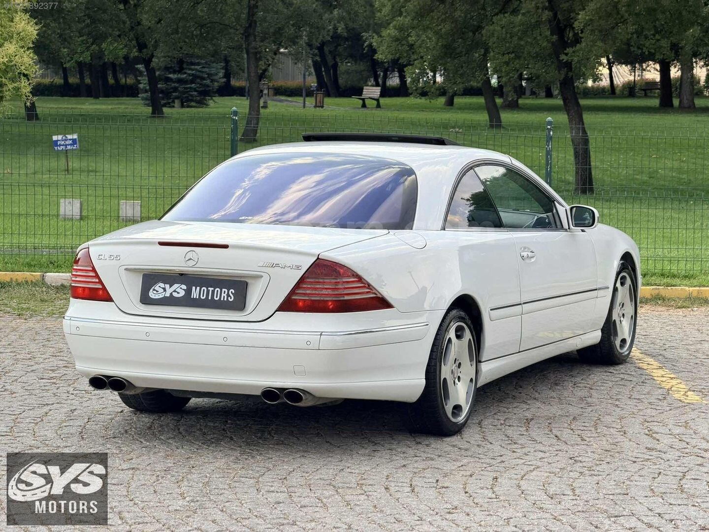 Galeriden Mercedes - Benz CL 500 2000 Model Bursa 209.000 km Beyaz 6