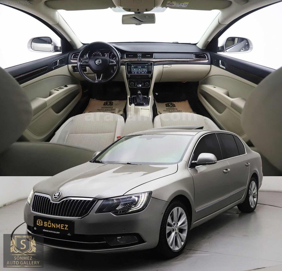 Galeriden Skoda SuperB 1.6 TDI Prestige 2015 Model Ankara 298.000 km Kahverengi 4