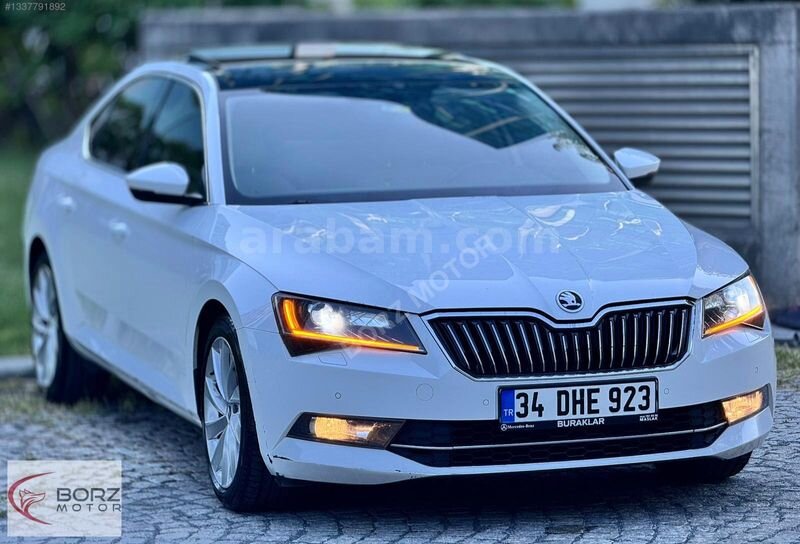 Galeriden Skoda SuperB 1.6 TDI Prestige 2018 Model İstanbul 210.000 km Beyaz