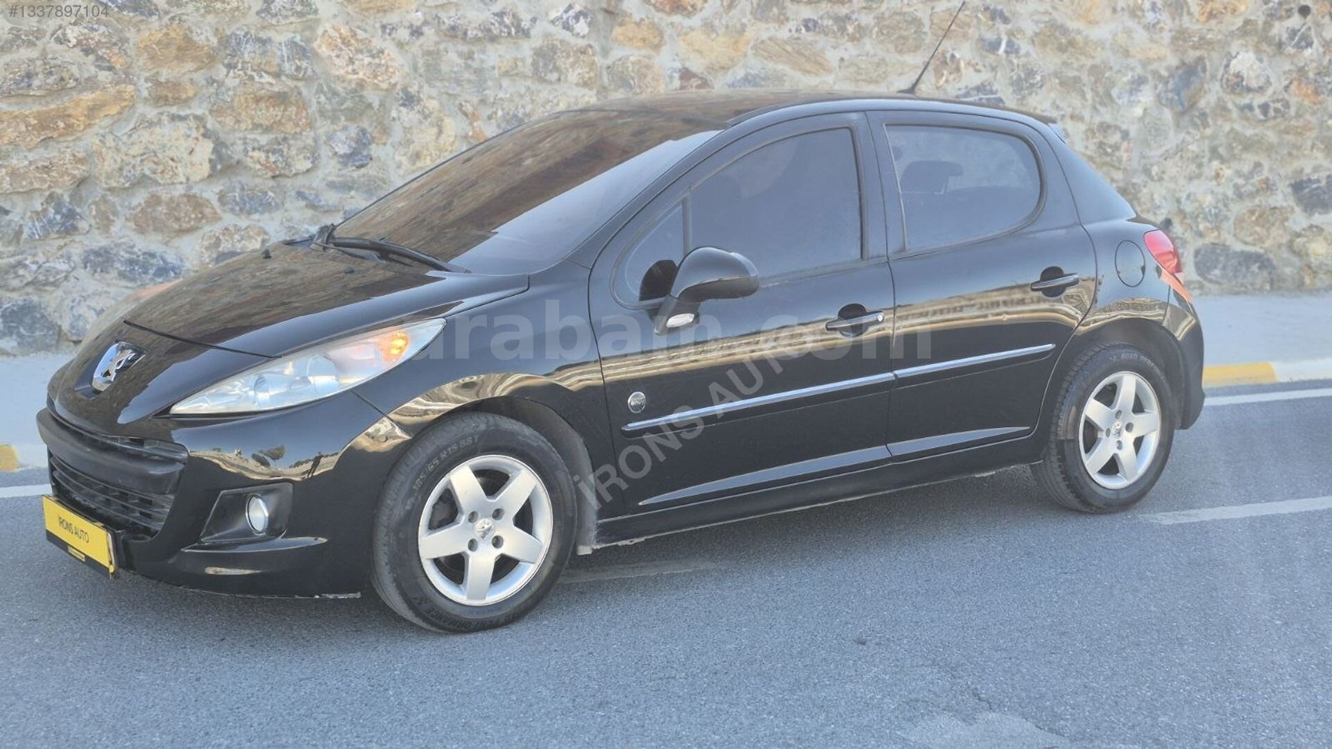 Galeriden Peugeot 207 1.4 Trendy 2011 Model İstanbul 160.000 km Siyah 4