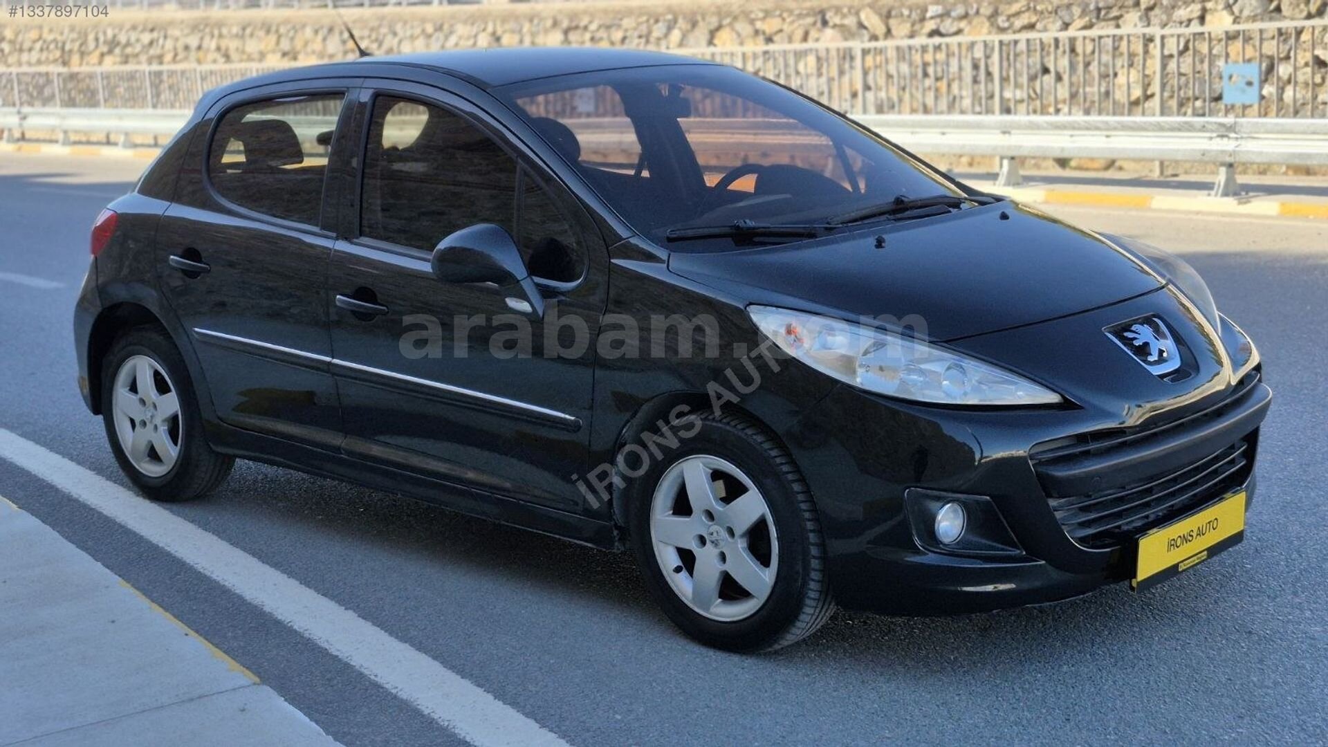 Galeriden Peugeot 207 1.4 Trendy 2011 Model İstanbul 160.000 km Siyah 7