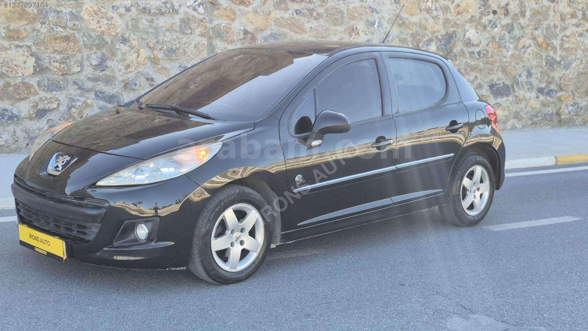 Galeriden Peugeot 207 1.4 Trendy 2011 Model İstanbul 160.000 km Siyah 5