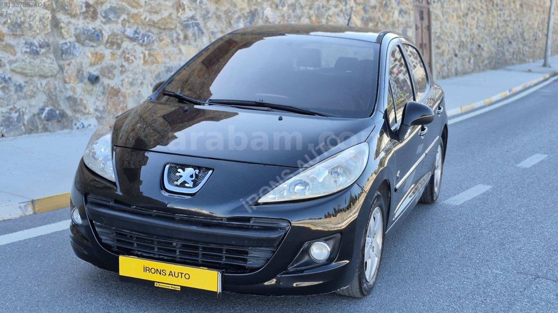 Galeriden Peugeot 207 1.4 Trendy 2011 Model İstanbul 160.000 km Siyah 3