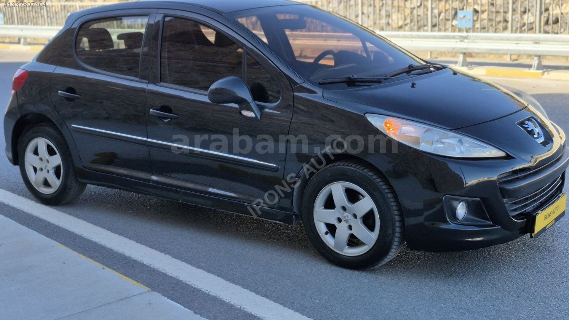 Galeriden Peugeot 207 1.4 Trendy 2011 Model İstanbul 160.000 km Siyah 6