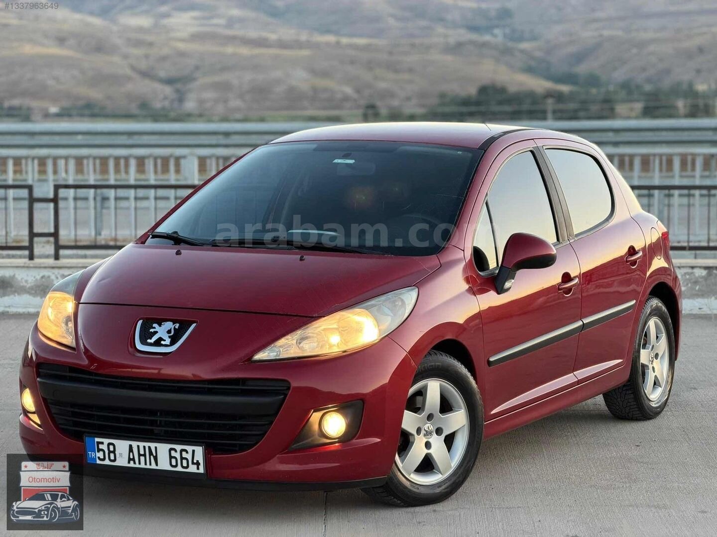 Galeriden Peugeot 207 1.4 Trendy 2010 Model Sivas 172.000 km Kırmızı 1