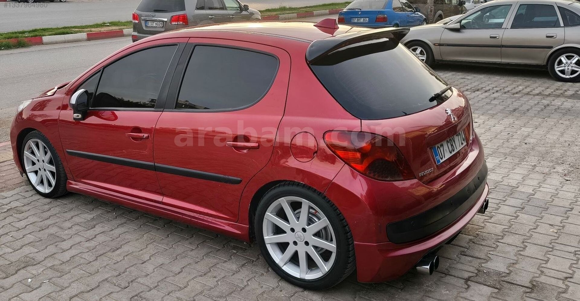 Galeriden Peugeot 207 1.4 HDi Trendy 2007 Model Antalya 330.000 km Kırmızı 4