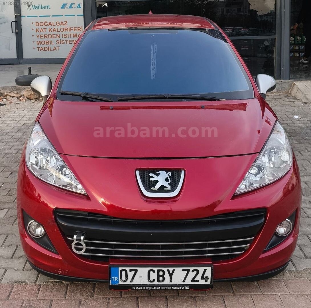 Galeriden Peugeot 207 1.4 HDi Trendy 2007 Model Antalya 330.000 km Kırmızı 3