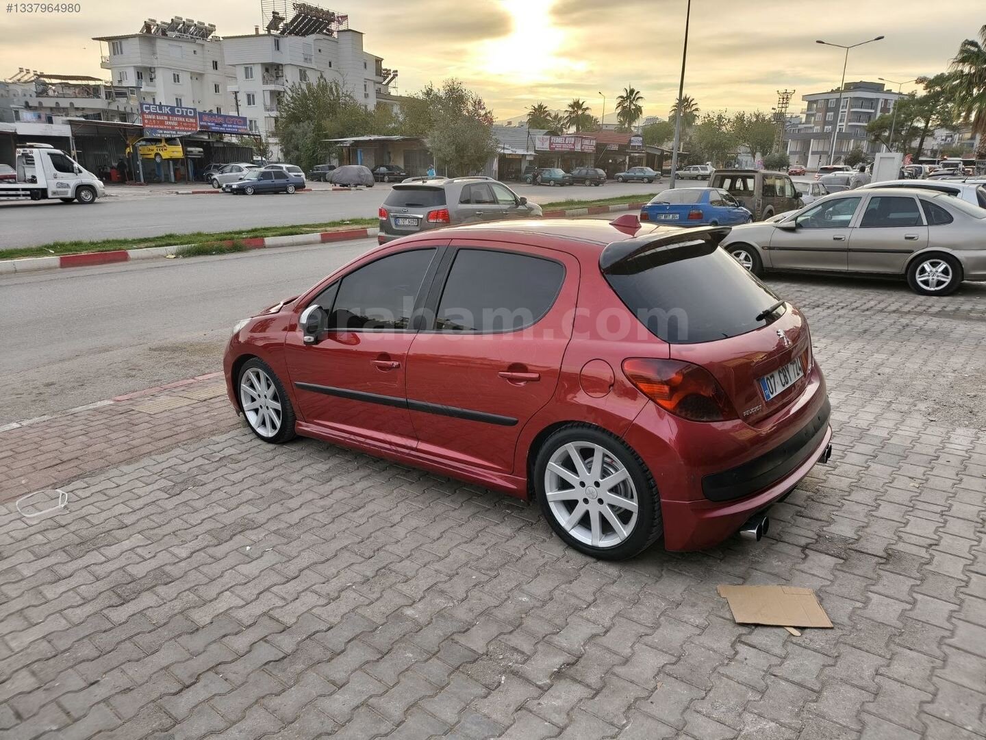 Galeriden Peugeot 207 1.4 HDi Trendy 2007 Model Antalya 330.000 km Kırmızı 5