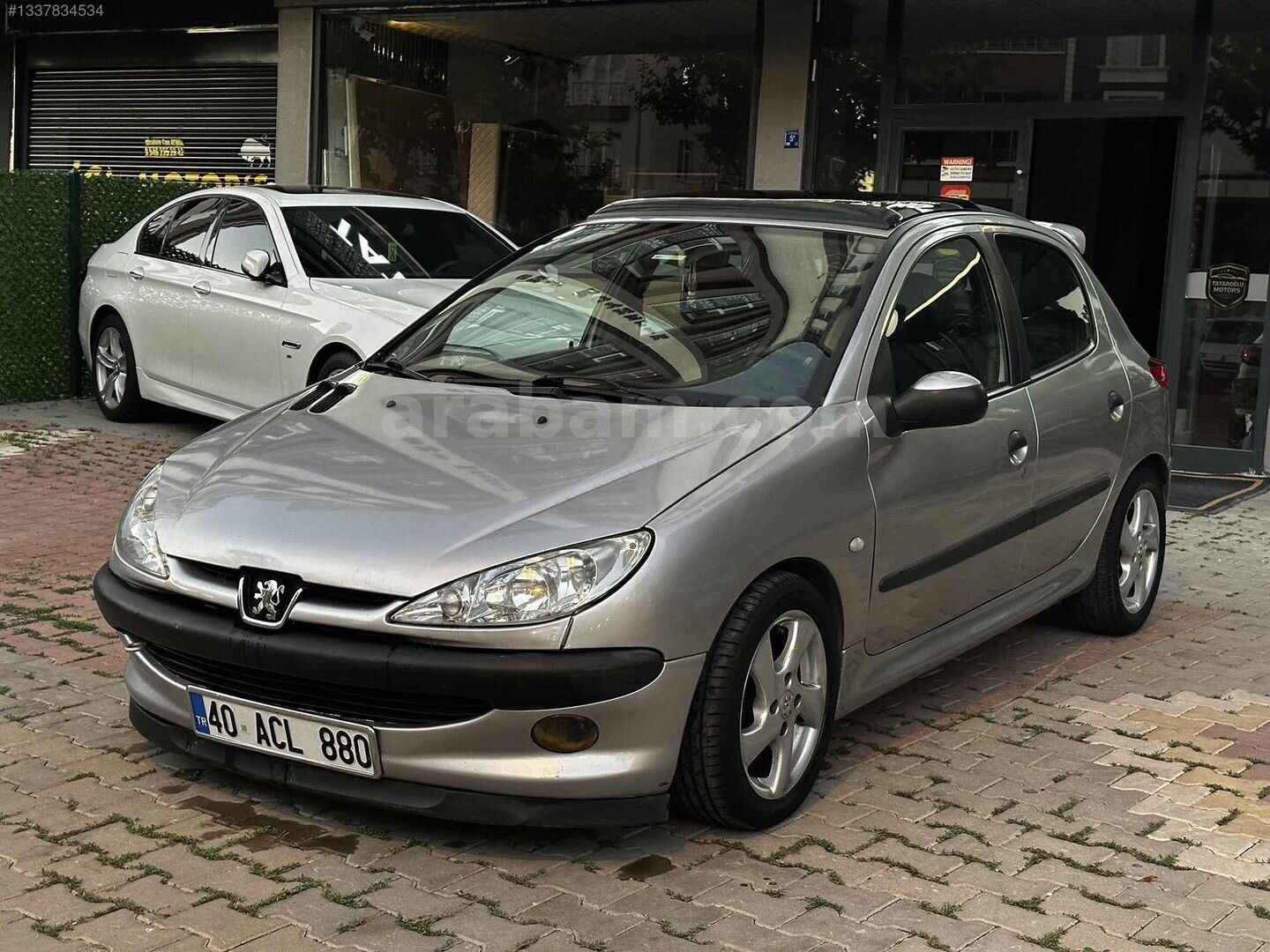 Galeriden Peugeot 206 1.6 XT 2001 Model Kırşehir 237.700 km Gri 4