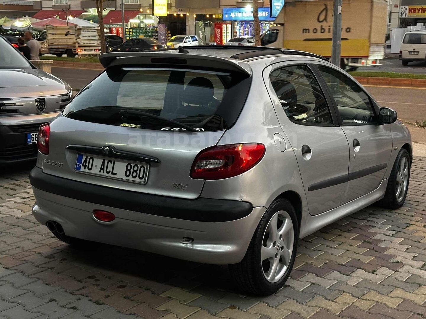 Galeriden Peugeot 206 1.6 XT 2001 Model Kırşehir 237.700 km Gri 7