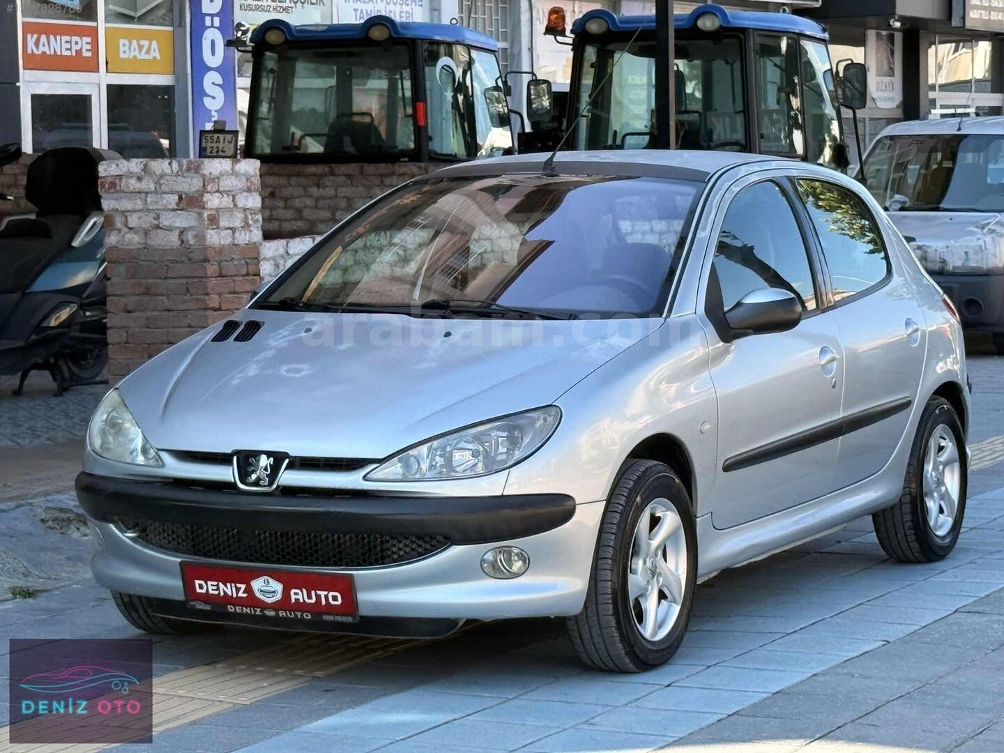 Galeriden Peugeot 206 1.6 XT 2004 Model Tokat 138.000 km Gri 3