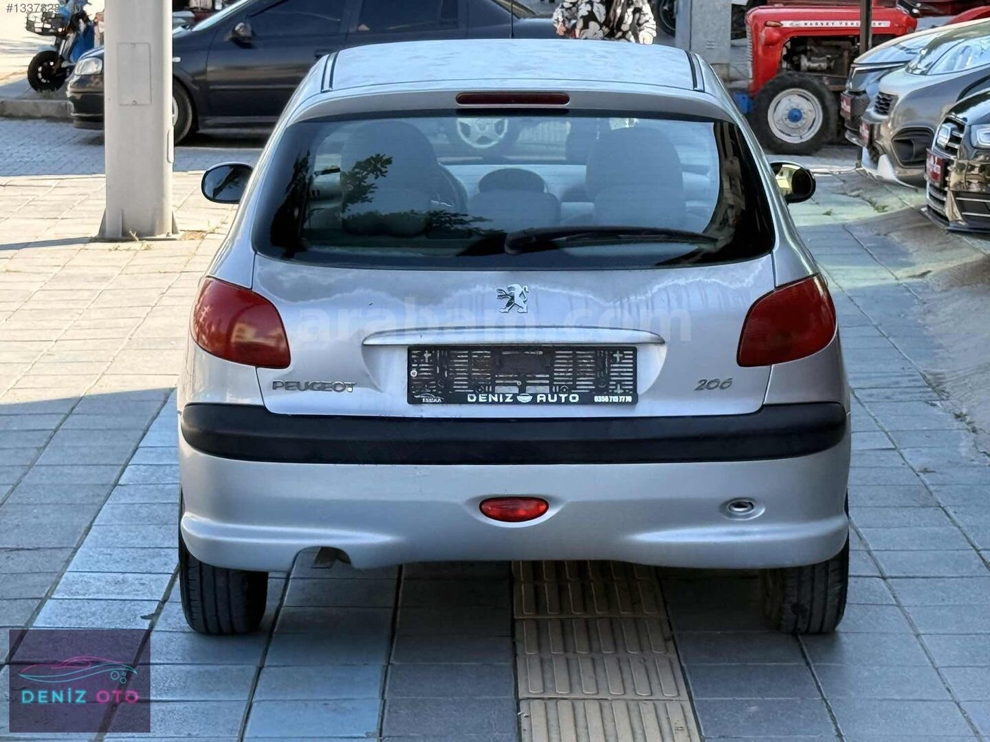 Galeriden Peugeot 206 1.6 XT 2004 Model Tokat 138.000 km Gri 7