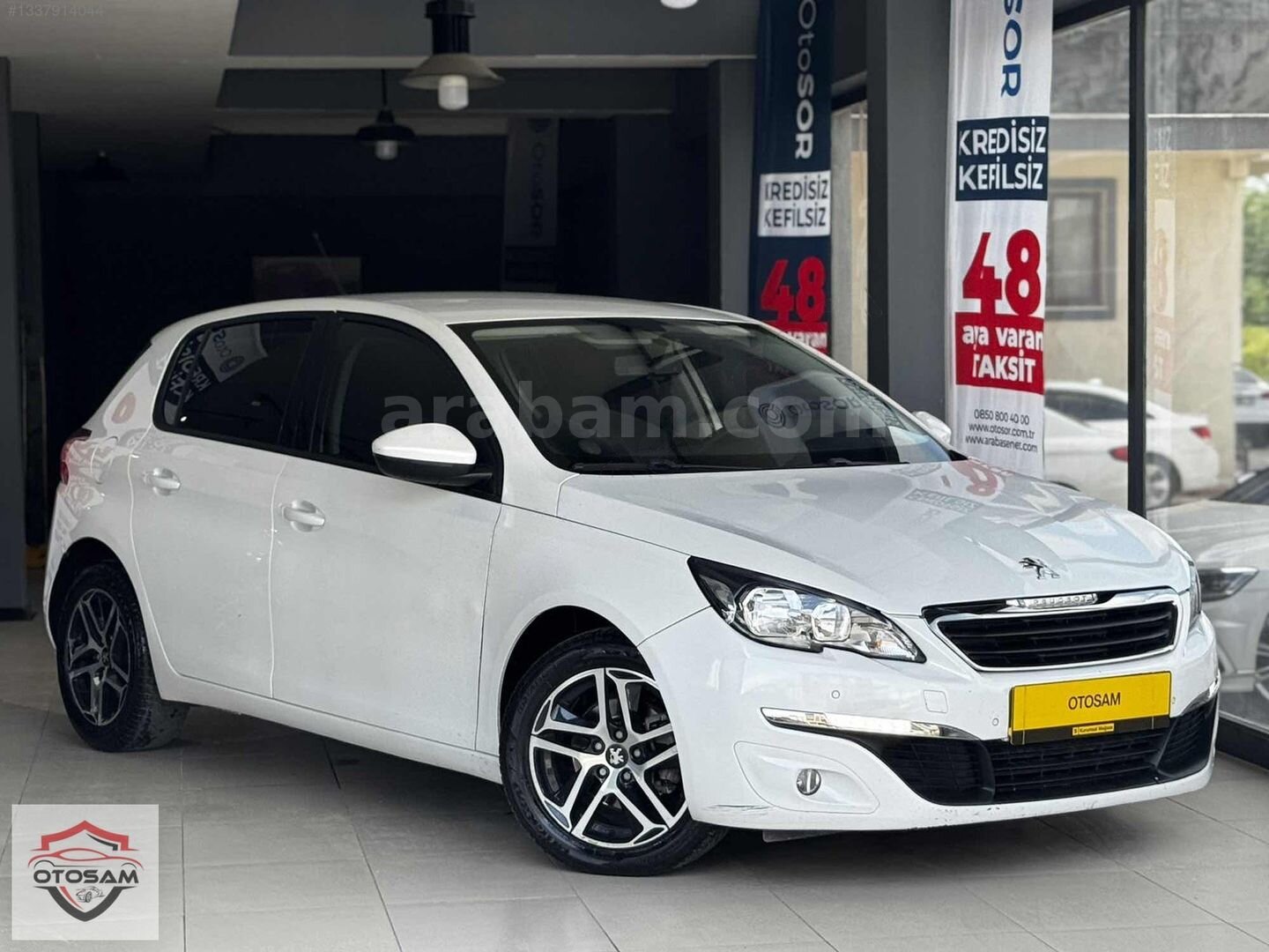 Galeriden Peugeot 308 1.6 BlueHdi Active 2015 Model Samsun 184.000 km Beyaz 6