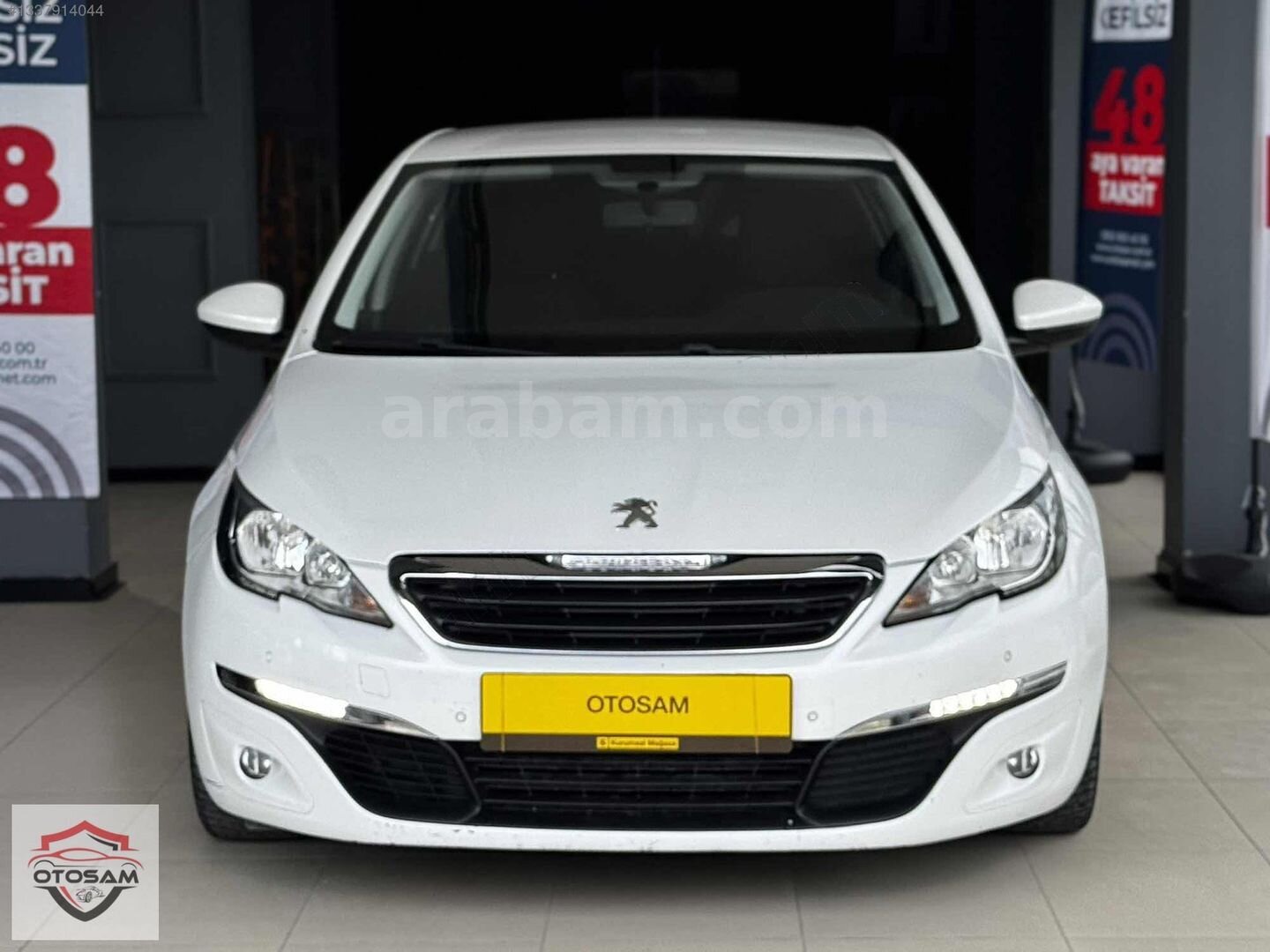 Galeriden Peugeot 308 1.6 BlueHdi Active 2015 Model Samsun 184.000 km Beyaz 5