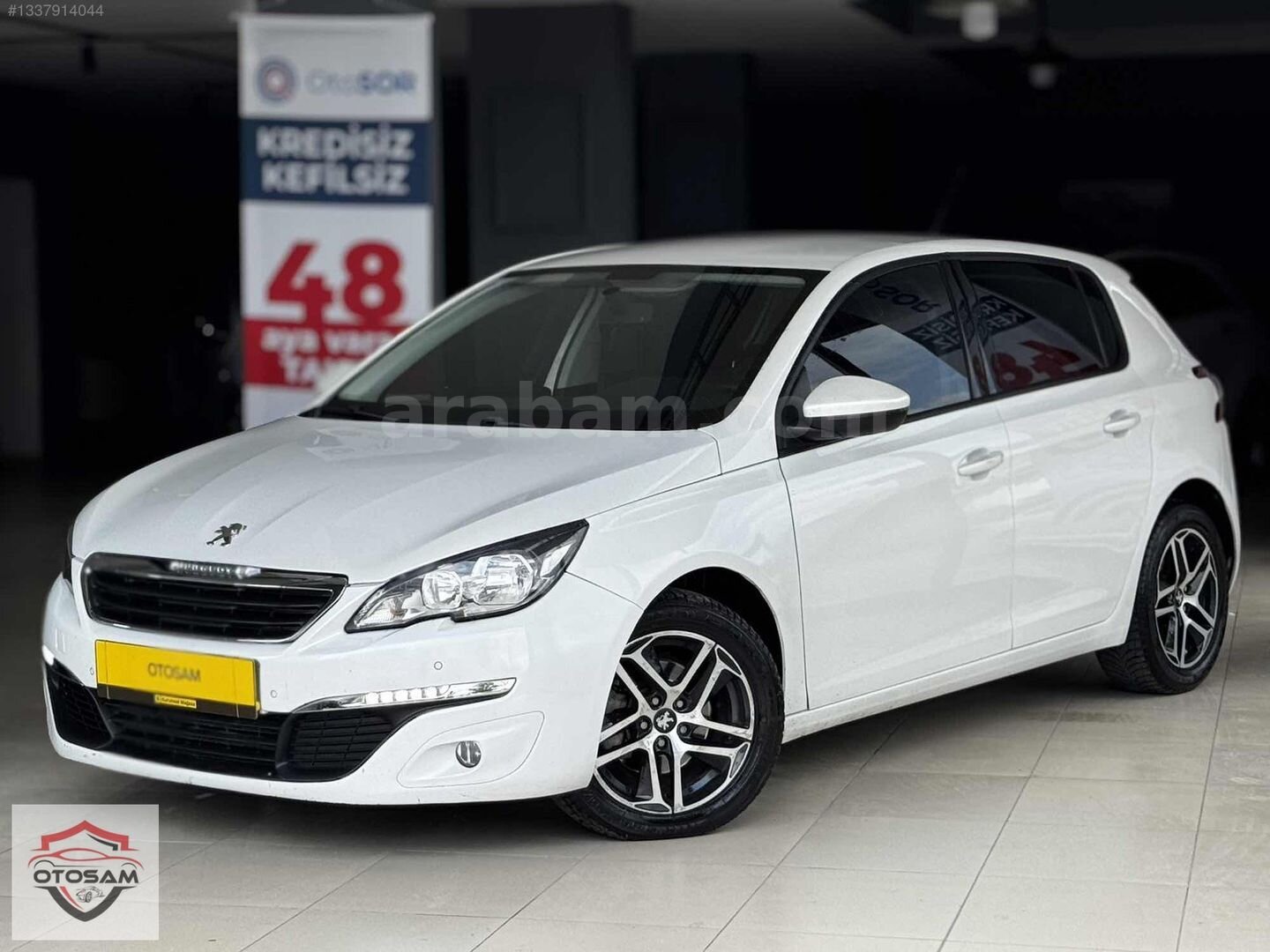 Galeriden Peugeot 308 1.6 BlueHdi Active 2015 Model Samsun 184.000 km Beyaz 1