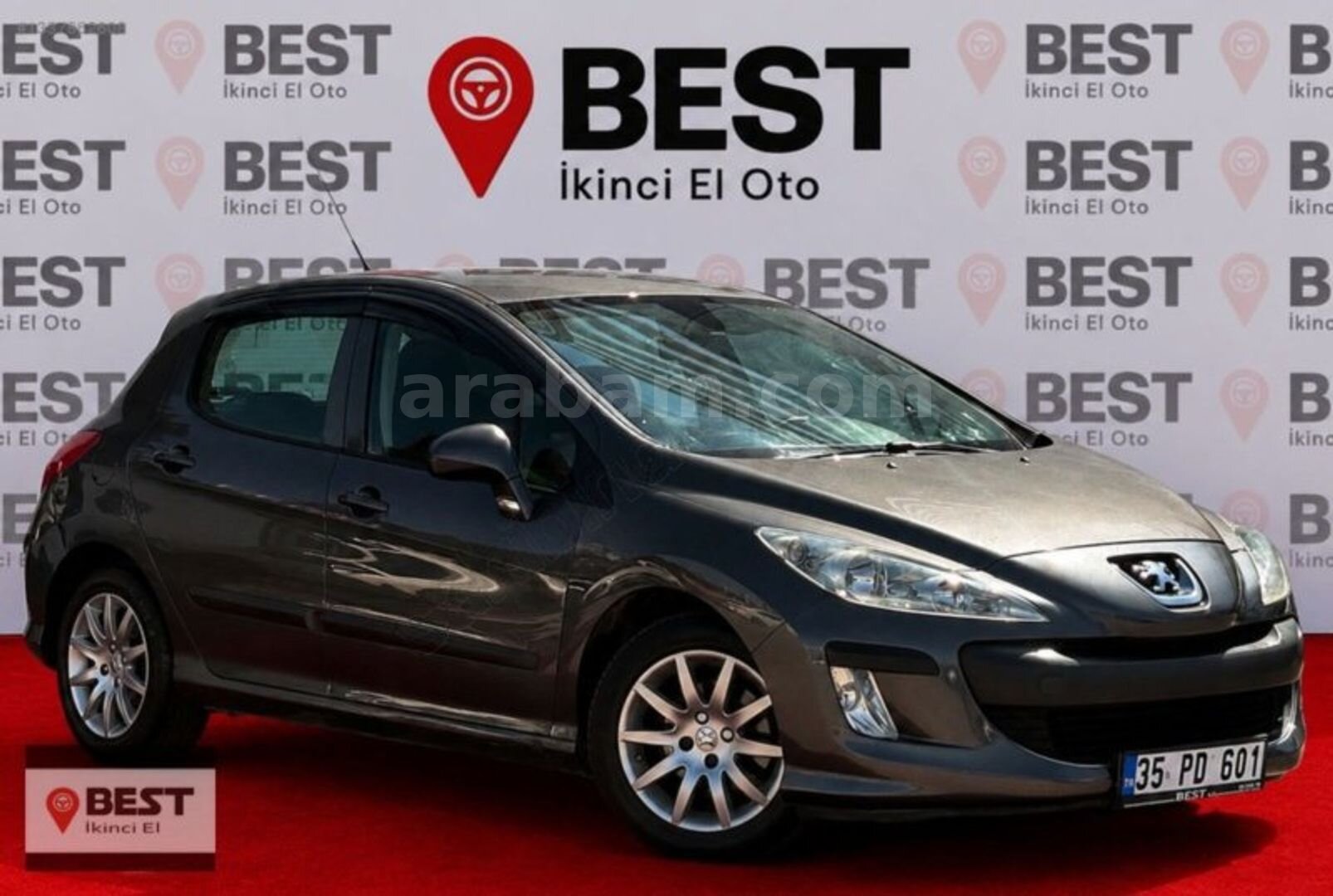 Galeriden Peugeot 308 1.6 HDi Comfort 2009 Model İzmir 227.000 km Gri 2