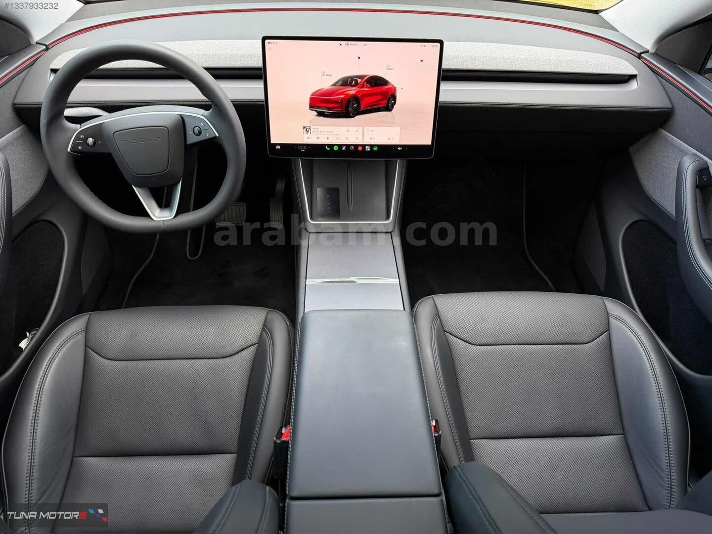Galeriden Tesla Model Y Premium (Juniper) 2025 Model Antalya 11.000 km Bordo 7