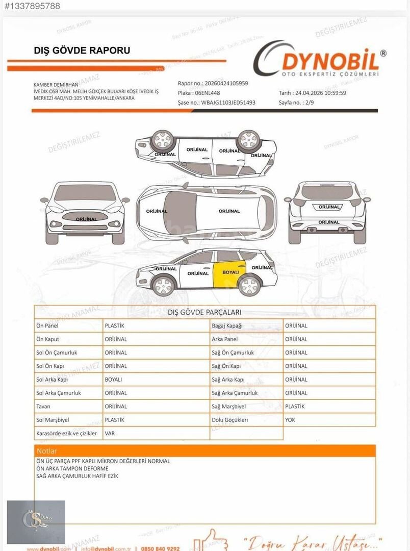 ÖZŞAN OTOMOTİVDEN SADECE 110.000 KM XLİNE-JOYSTİCK VİTES-140 HP 7