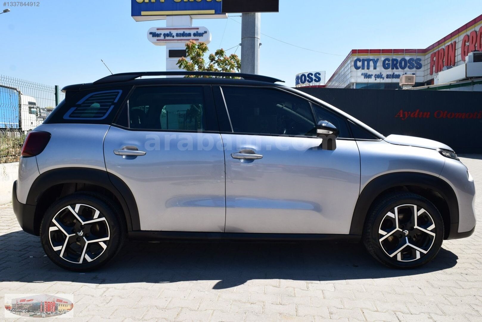 Galeriden Citroen C3 Aircross 1.2 PureTech Shine 2023 Model Ankara 52.000 km Gri 3
