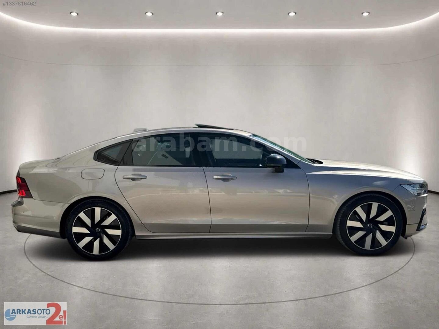 VOLVO YETKİLİ BAYİ ARKAS ANKARADAN 43.199 KM HATASIZ S90 T8 DARK 4