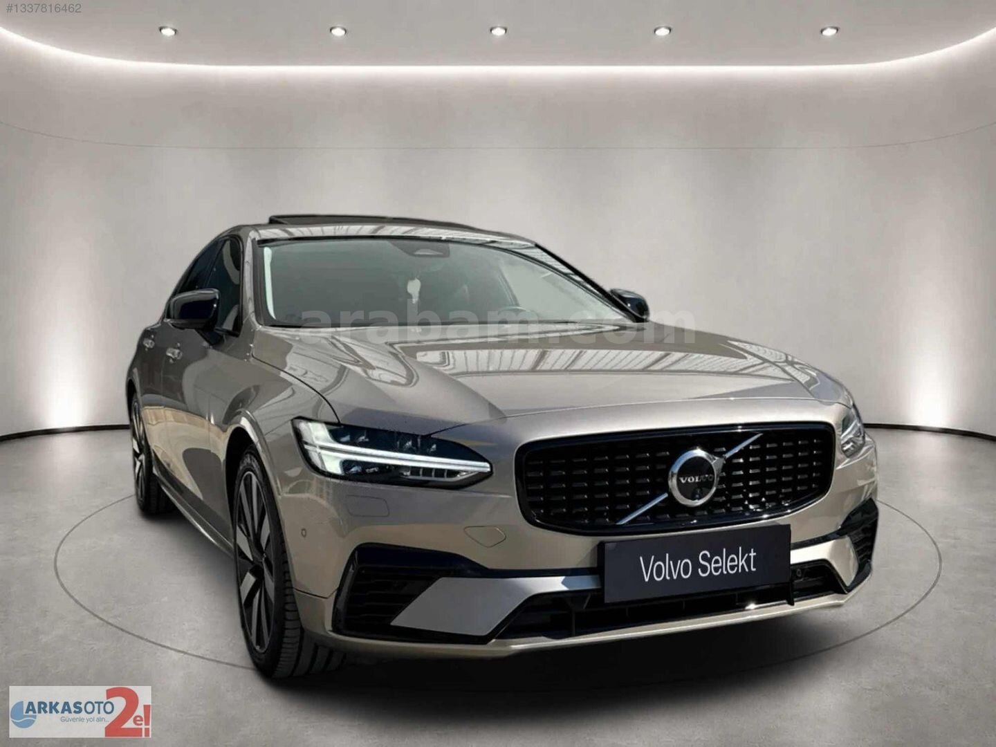 VOLVO YETKİLİ BAYİ ARKAS ANKARADAN 43.199 KM HATASIZ S90 T8 DARK 3