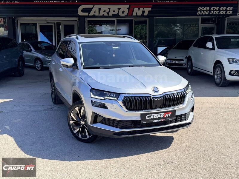 CARPOİNT'TEN 2022 SKODA KAROQ 1.5TSİ PRESTİGE CAMTAVAN+ISITMA