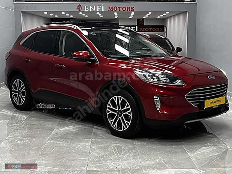 2021 ÇIKIŞLI ÖZEL RENK KIŞ PAKETLİ FORD KUGA TİTANİUM YENİ BKMLI